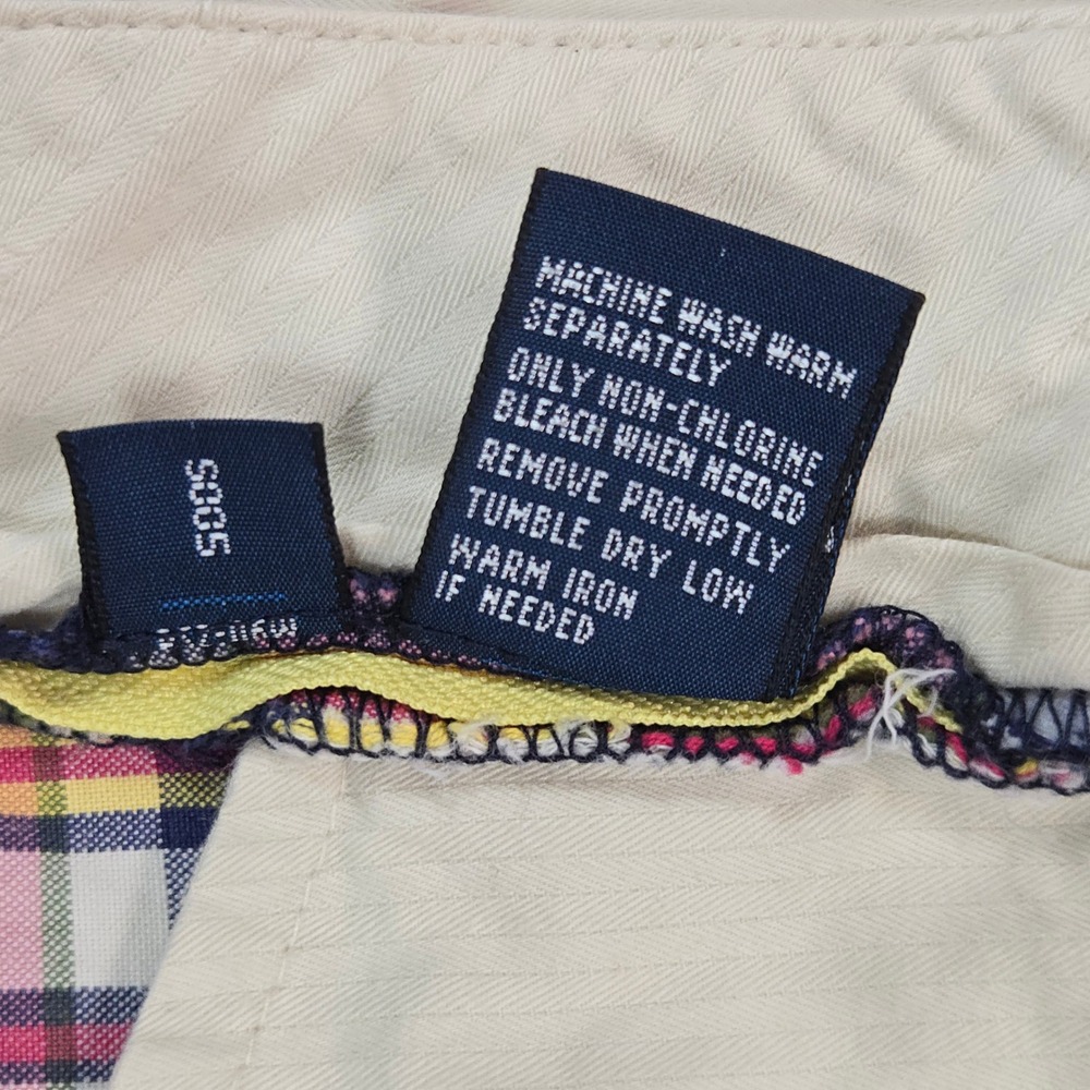 Polo Ralph Lauren Plaid‎ Shorts Mens 36 Multi-Color Madras Cotton Coastal Preppy - Picture 11 of 12